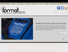 Tablet Screenshot of formatmag.com